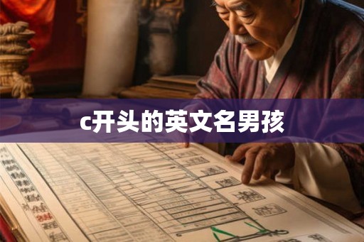 c开头的英文名男孩