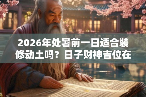 2026年处暑前一日适合装修动土吗？日子财神吉位在哪个位置？