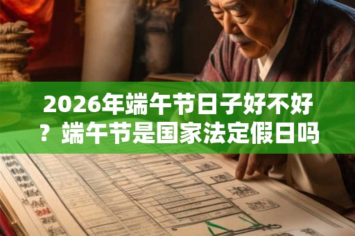 2026年端午节日子好不好？端午节是国家法定假日吗？