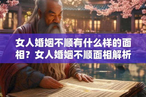 女人婚姻不顺有什么样的面相？女人婚姻不顺面相解析