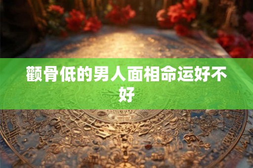 颧骨低的男人面相命运好不好