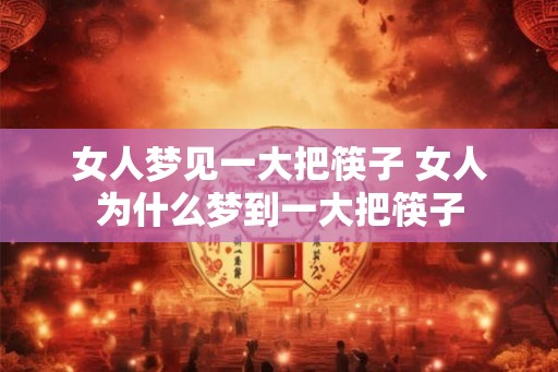 女人梦见一大把筷子 女人为什么梦到一大把筷子
