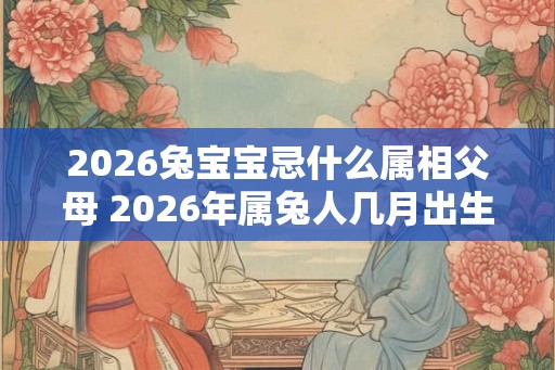 2026兔宝宝忌什么属相父母 2026年属兔人几月出生最好