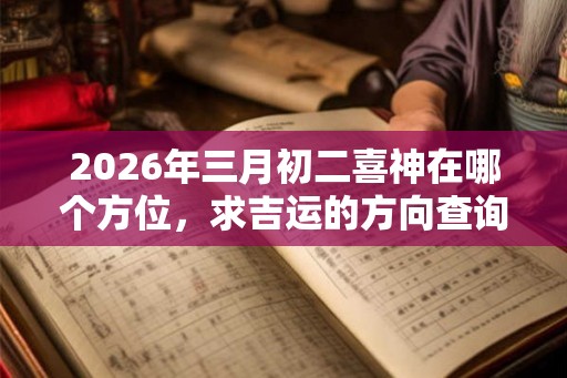 2026年三月初二喜神在哪个方位，求吉运的方向查询