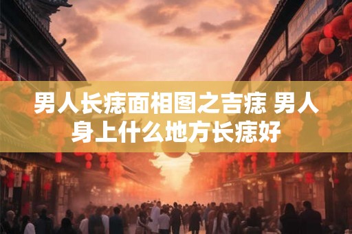 男人长痣面相图之吉痣 男人身上什么地方长痣好