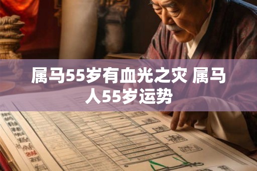 属马55岁有血光之灾 属马人55岁运势