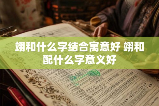 翊和什么字结合寓意好 翊和配什么字意义好