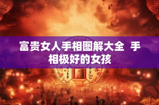 富贵女人手相图解大全  手相极好的女孩