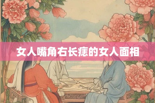 女人嘴角右长痣的女人面相 女人嘴角右长痣的女人面相