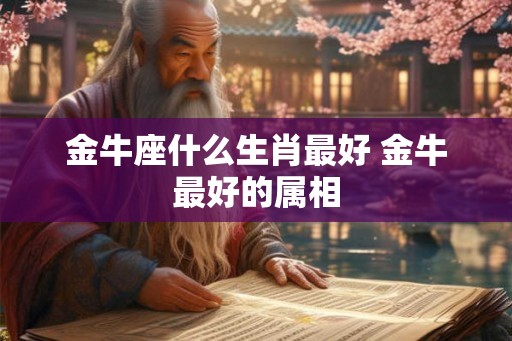 金牛座什么生肖最好 金牛最好的属相