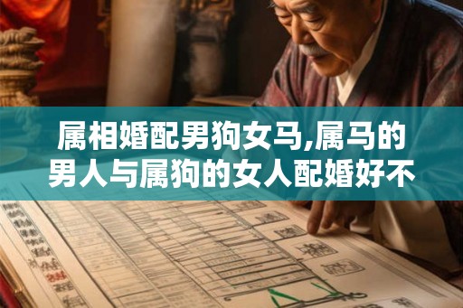 属相婚配男狗女马,属马的男人与属狗的女人配婚好不好？