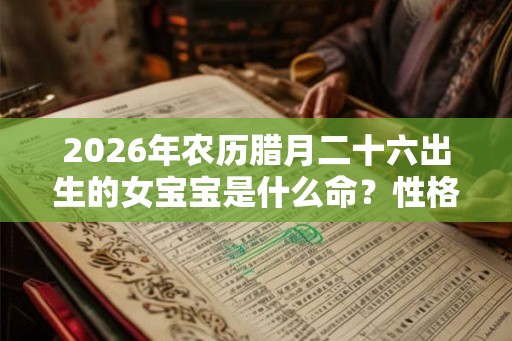 2026年农历腊月二十六出生的女宝宝是什么命？性格好不好？