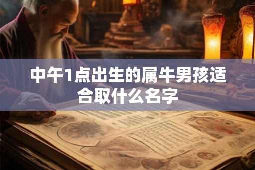 中午1点出生的属牛男孩适合取什么名字 中午1点出生的属牛男孩适合取什么名字
