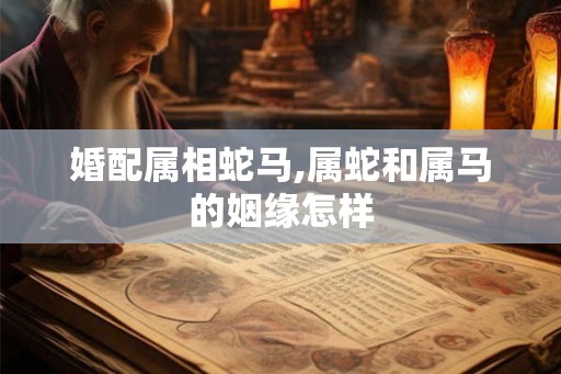 婚配属相蛇马,属蛇和属马的姻缘怎样