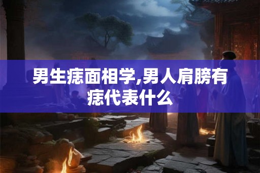 男生痣面相学,男人肩膀有痣代表什么