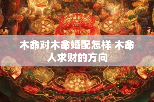 木命对木命婚配怎样 木命人求财的方向