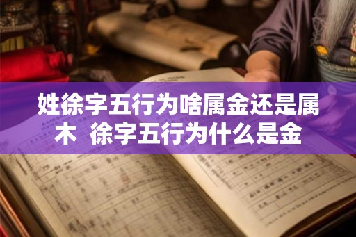 姓徐字五行为啥属金还是属木  徐字五行为什么是金