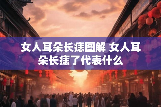 女人耳朵长痣图解 女人耳朵长痣了代表什么 女人耳朵长痣图解 女人耳朵长痣了代表什么