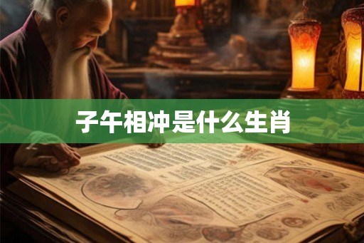 子午相冲是什么生肖