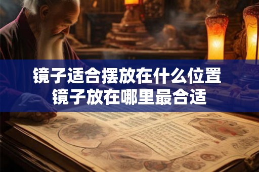镜子适合摆放在什么位置 镜子放在哪里最合适