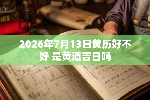 2026年7月13日黄历好不好 是黄道吉日吗 2026年7月13日黄历好不好 是黄道吉日吗