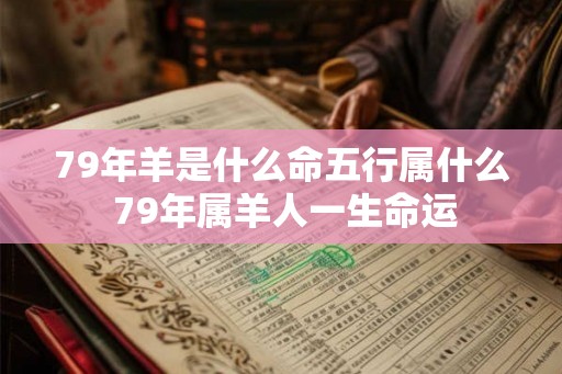 79年羊是什么命五行属什么 79年属羊人一生命运