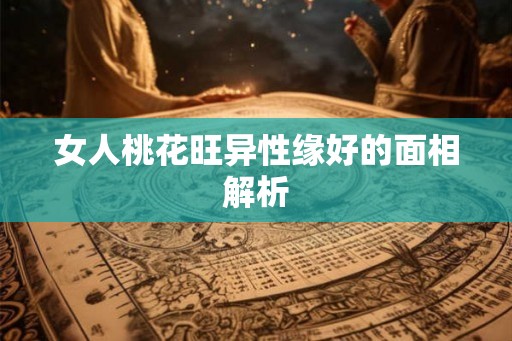 女人桃花旺异性缘好的面相解析