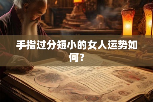 手指过分短小的女人运势如何? 手指过分短小的女人运势如何?