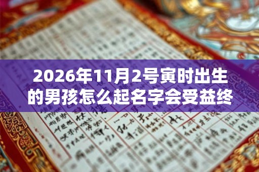 2026年11月2号寅时出生的男孩怎么起名字会受益终生