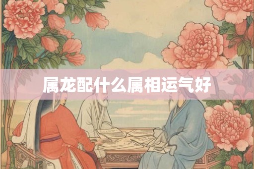 属龙配什么属相运气好