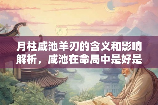 月柱咸池羊刃的含义和影响解析，咸池在命局中是好是坏？