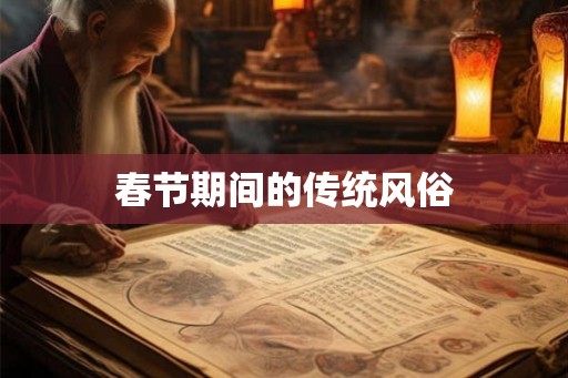 春节期间的传统风俗