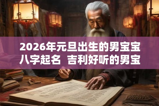 2026年元旦出生的男宝宝八字起名  吉利好听的男宝宝名字
