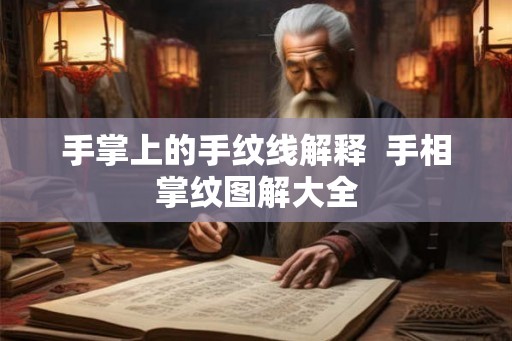 手掌上的手纹线解释  手相掌纹图解大全