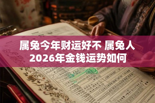 属兔今年财运好不 属兔人2026年金钱运势如何 属兔今年财运好不 属兔人2026年金钱运势如何