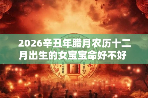 2026辛丑年腊月农历十二月出生的女宝宝命好不好 命运解析 2026辛丑年腊月农历十二月出生的女宝宝命好不好 命运解析