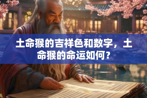 土命猴的吉祥色和数字,土命猴的命运如何? 土命猴的吉祥色和数字,土命猴的命运如何?