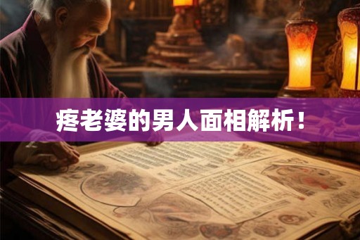 疼老婆的男人面相解析！