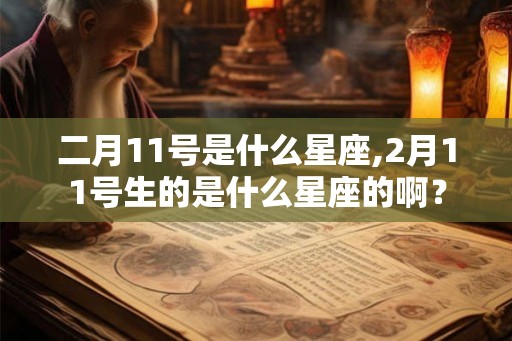 二月11号是什么星座,2月11号生的是什么星座的啊？