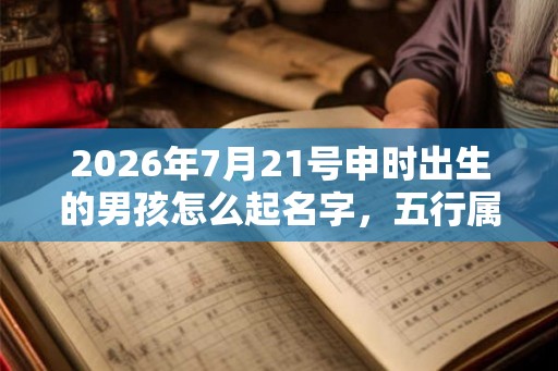 2026年7月21号申时出生的男孩怎么起名字，五行属什么