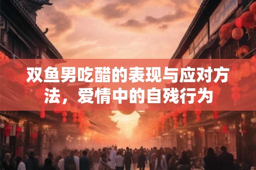 双鱼男吃醋的表现与应对方法,爱情中的自残行为 双鱼男吃醋的表现与应对方法,爱情中的自残行为