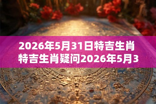 2026年5月31日特吉生肖 特吉生肖疑问2026年5月31日是哪个生肖