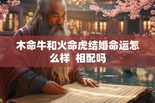 木命牛和火命虎结婚命运怎么样 相配吗 木命牛和火命虎结婚命运怎么样 相配吗