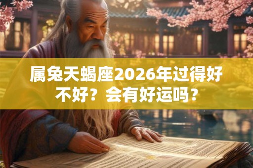 属兔天蝎座2026年过得好不好？会有好运吗？