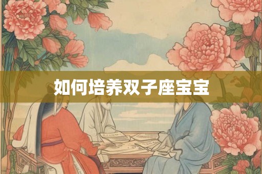 如何培养双子座宝宝 如何培养双子座宝宝