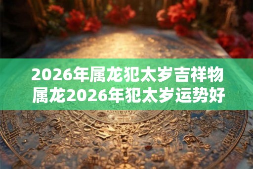 2026年属龙犯太岁吉祥物 属龙2026年犯太岁运势好吗 2026年属龙犯太岁吉祥物 属龙2026年犯太岁运势好吗
