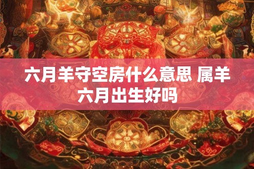 六月羊守空房什么意思 属羊六月出生好吗