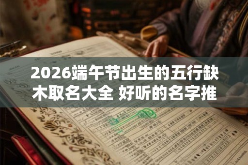 2026端午节出生的五行缺木取名大全 好听的名字推荐