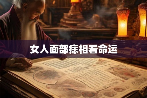 女人面部痣相看命运