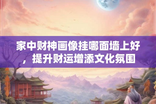 家中财神画像挂哪面墙上好，提升财运增添文化氛围